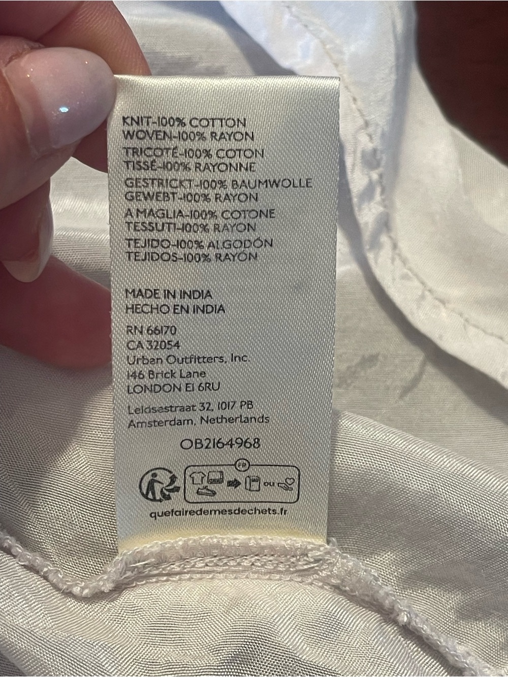 Free People Toro Fish Graphic Tee Midi Dress White Navy Coastal Boho Beach Sz L - Picture 15 of 15